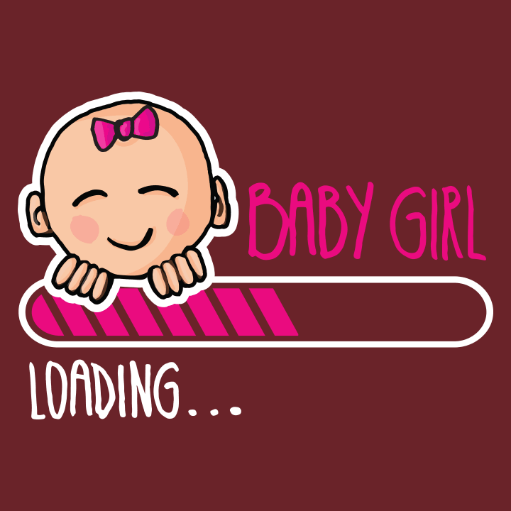 Baby Girl Loading Comic T-shirt för kvinnor 0 image