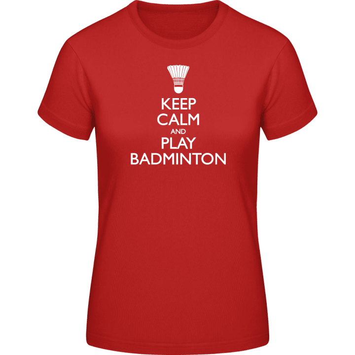 Play Badminton T-shirt för kvinnor contain pic