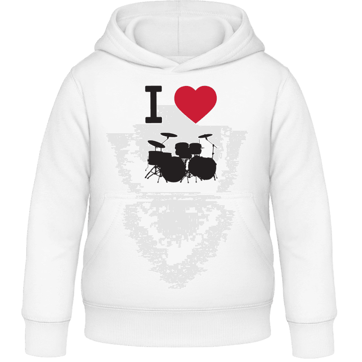 I Love Drums Kids Hoodie contain pic