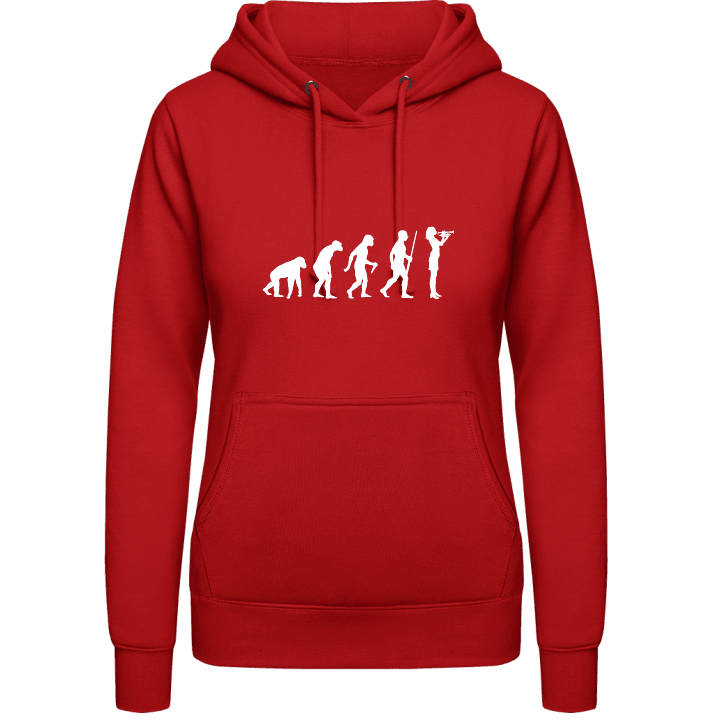 Female Trumpeter Evolution Women Hoodie contain pic