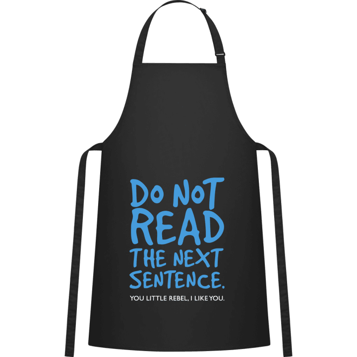 Do Not Read The Sentence You Little Rebel Förkläde för matlagning 0 image