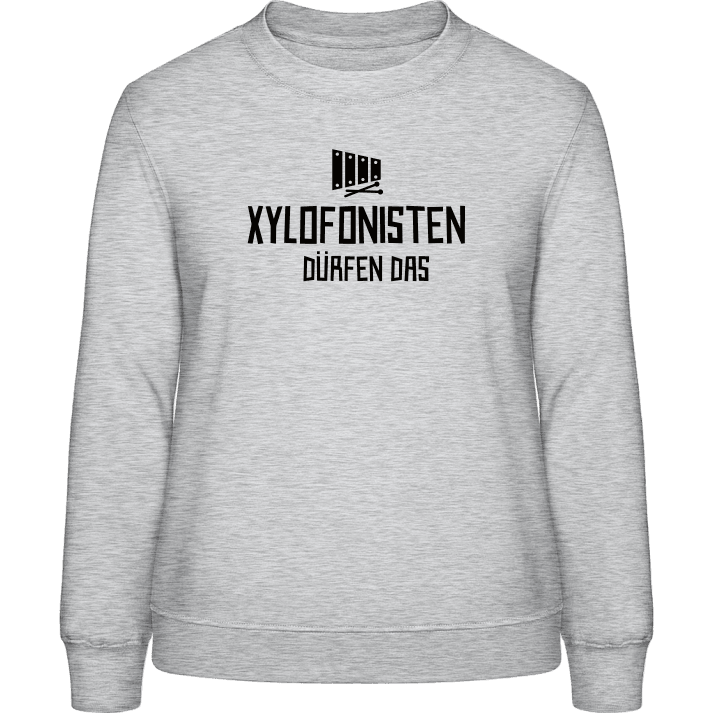 Xylofonisten dürfen das Sweatshirt för kvinnor contain pic