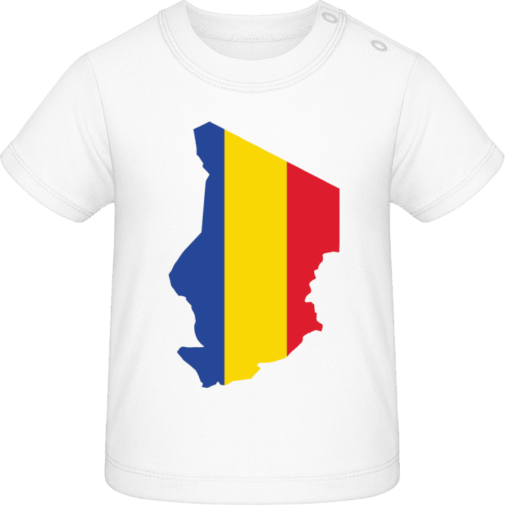 Tschad Map T-shirt för bebisar contain pic