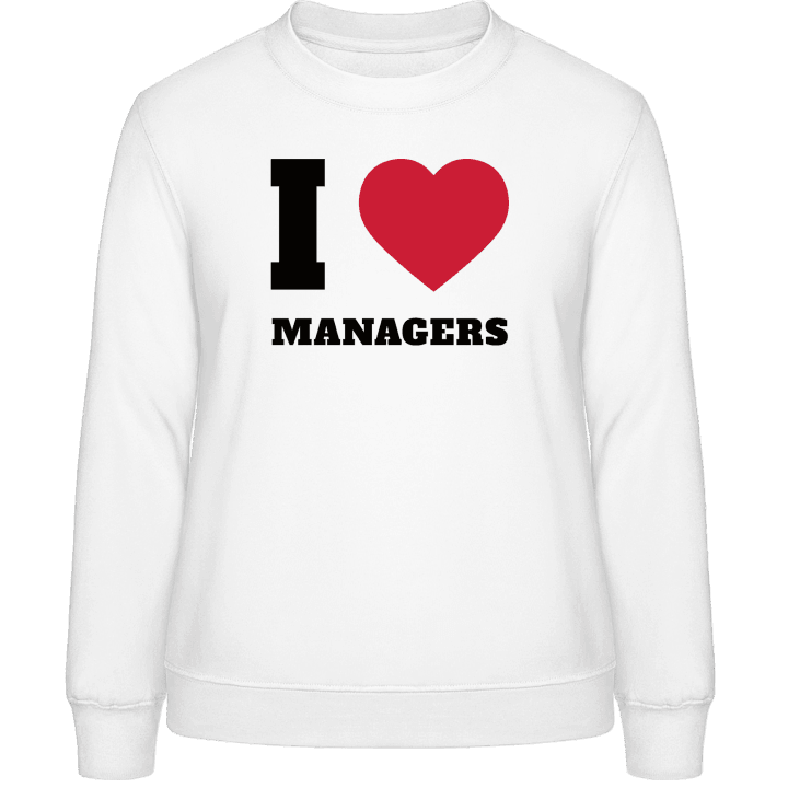 I Love Managers Sweat-shirt pour femme contain pic