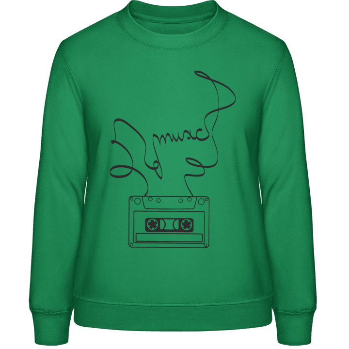 Music Tape Sweatshirt för kvinnor contain pic