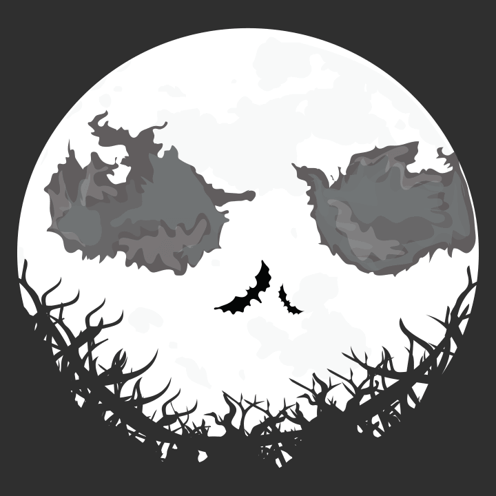Halloween Moonlight Face T-shirt för kvinnor 0 image