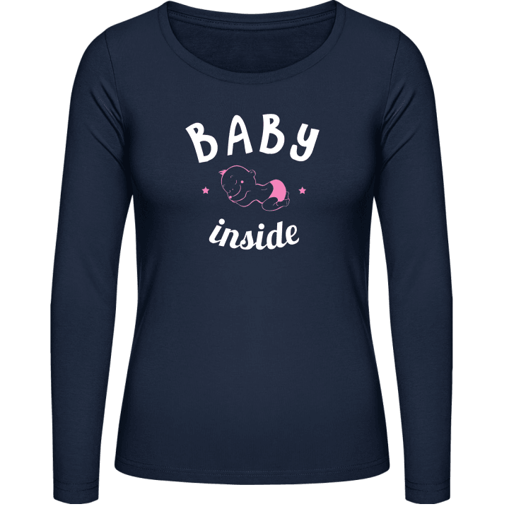 Baby Girl Inside Langærmet skjorte til kvinder 0 image