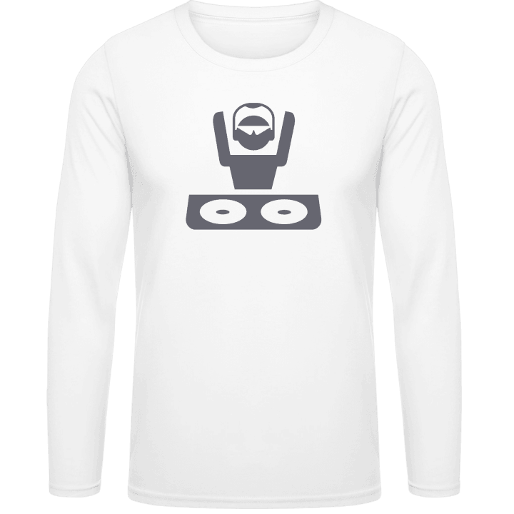 DeeJay on Turntable Long Sleeve Shirt contain pic