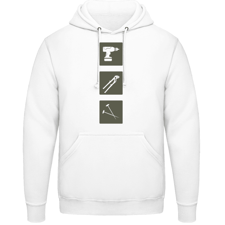 Drill Monkey Wrench Nails Hoodie 0 image