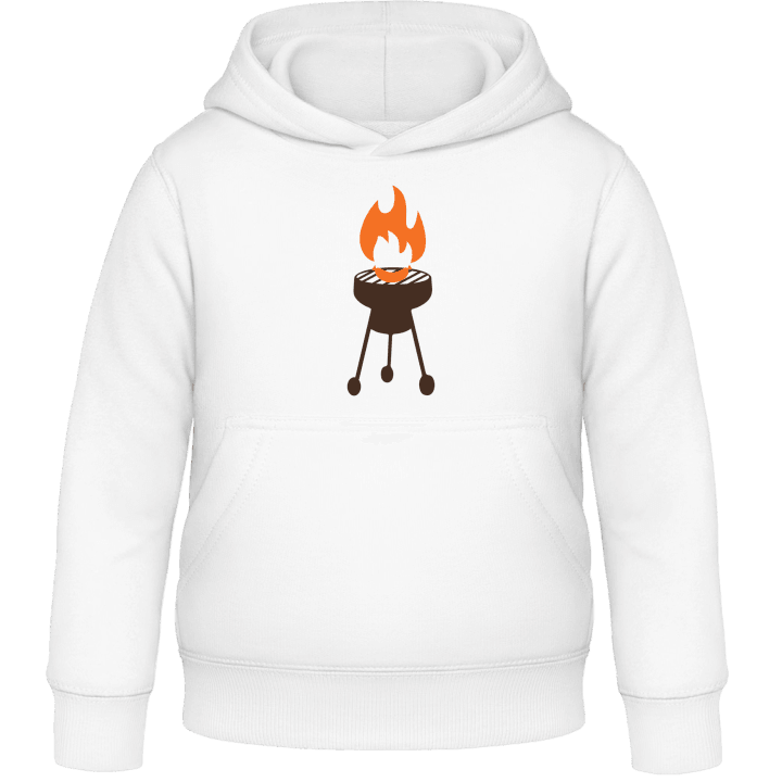 Grill on Fire Kids Hoodie contain pic