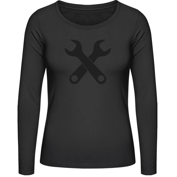 Crossed Spanners T-shirt à manches longues pour femmes contain pic