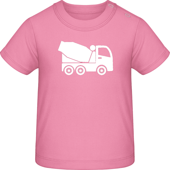 Concrete mixing truck T-shirt för bebisar contain pic