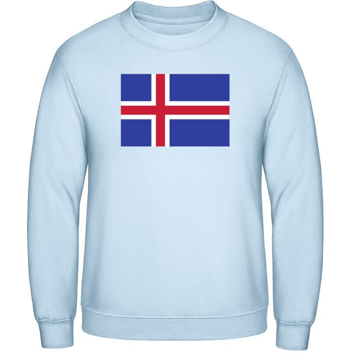 Iceland Flag Tröja contain pic
