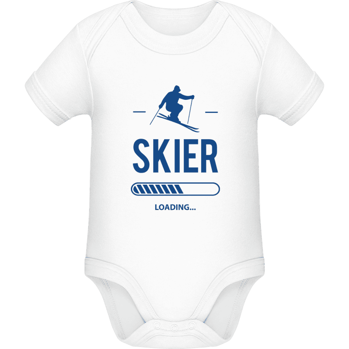 Skier Loading Baby Romper contain pic