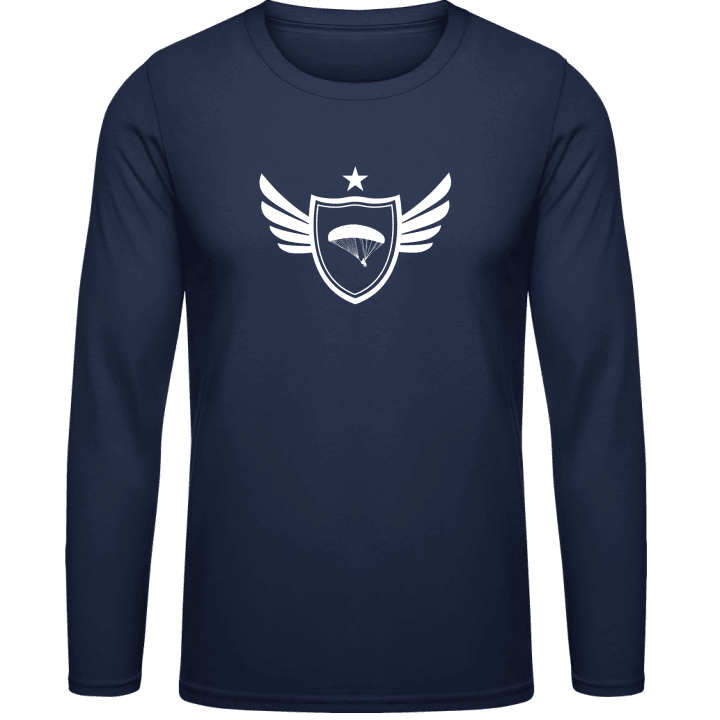 Winged Paraglider Logo Long Sleeve Shirt contain pic