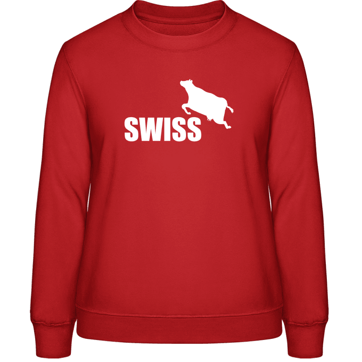 Swiss Cow Sweatshirt för kvinnor contain pic