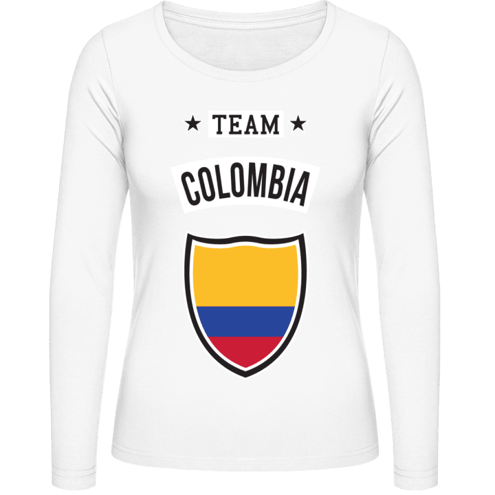 Team Colombia Frauen Langarmshirt contain pic