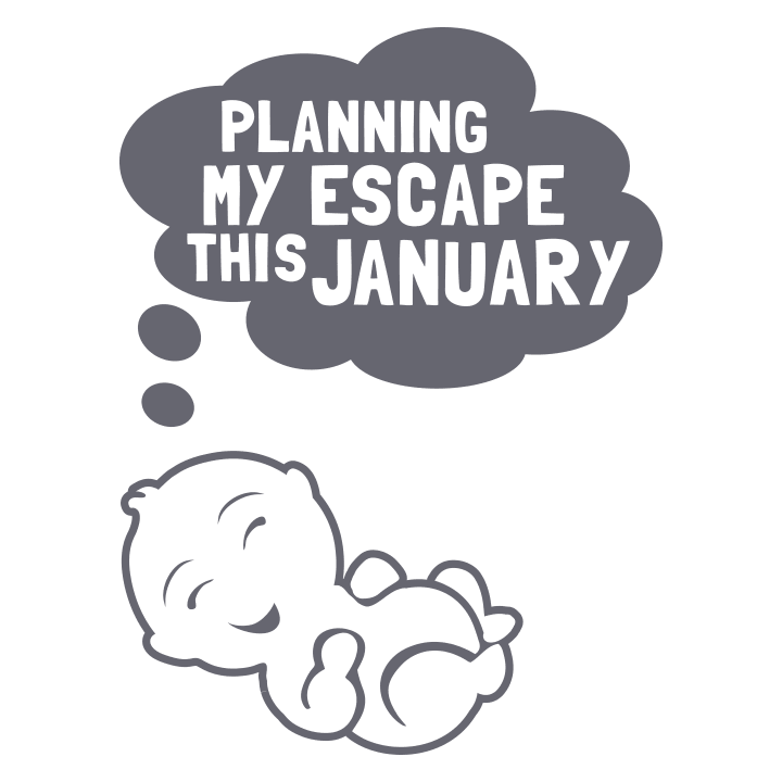 Planning My Escape This January T-shirt til kvinder 0 image