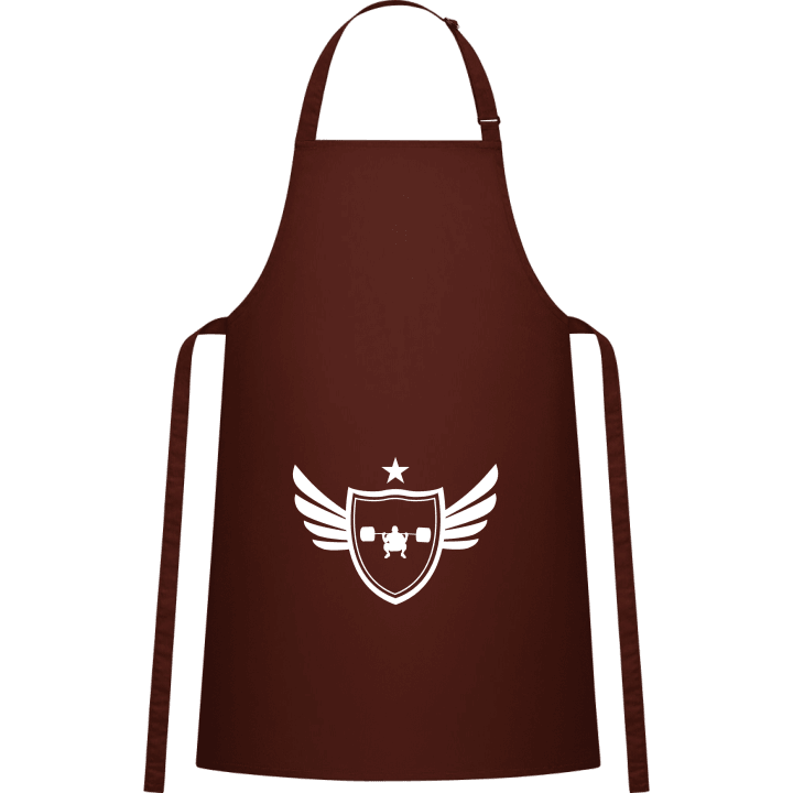 Weightlifting Winged Grembiule da cucina contain pic