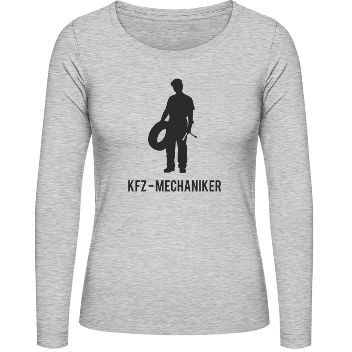 KFZ Mechaniker Langermet skjorte for kvinner contain pic