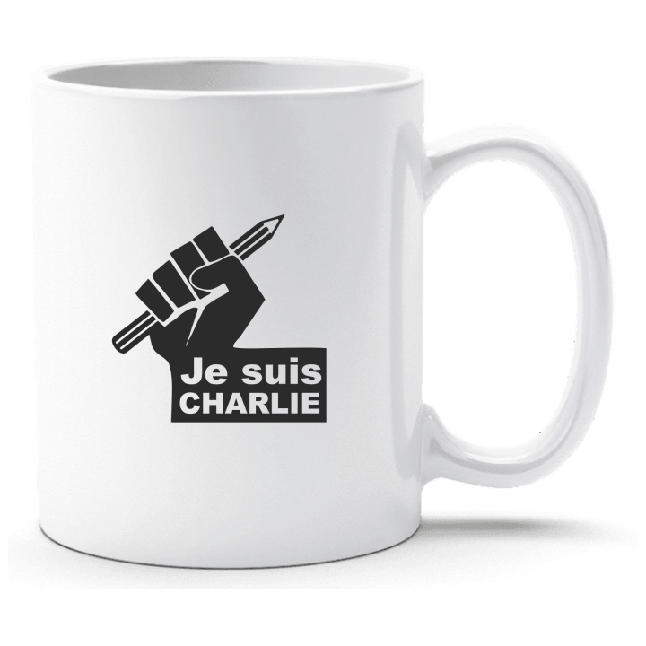 Je Suis Charlie Pen Cup contain pic