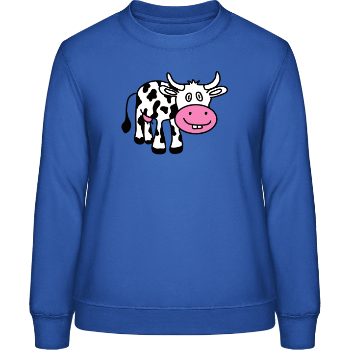 Funny Comic Cow Frauen Sweatshirt 0 image