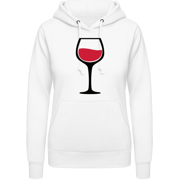 vin rouge Sweat à capuche pour femme contain pic