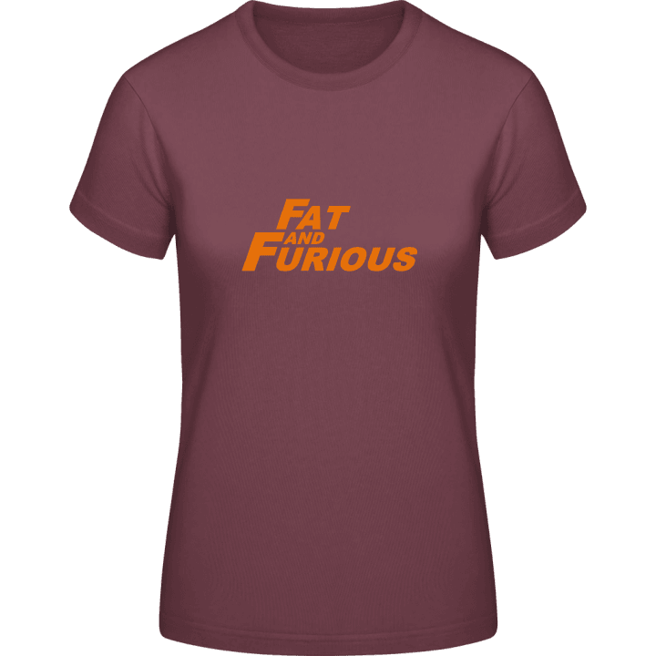 Fat And Furious T-skjorte for kvinner contain pic