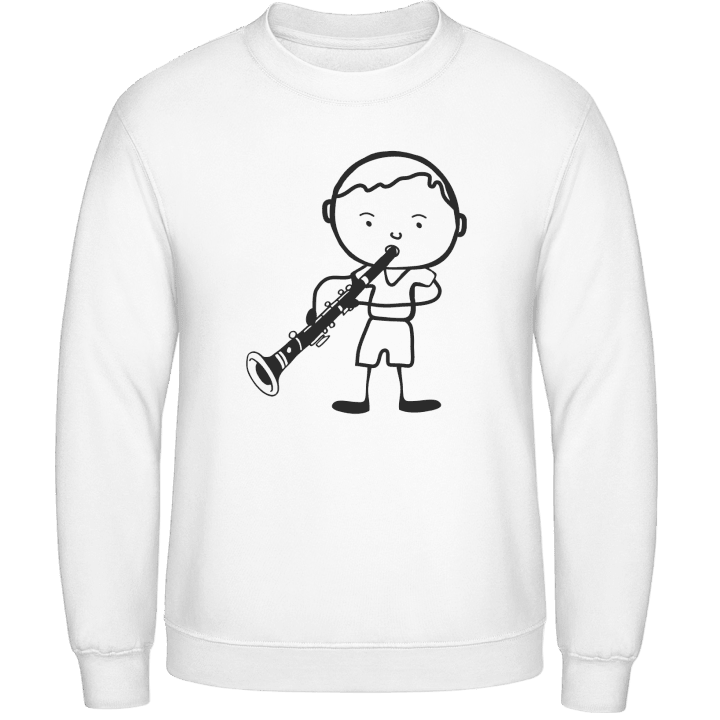Clarinetist Comic Character Sweatshirt contain pic