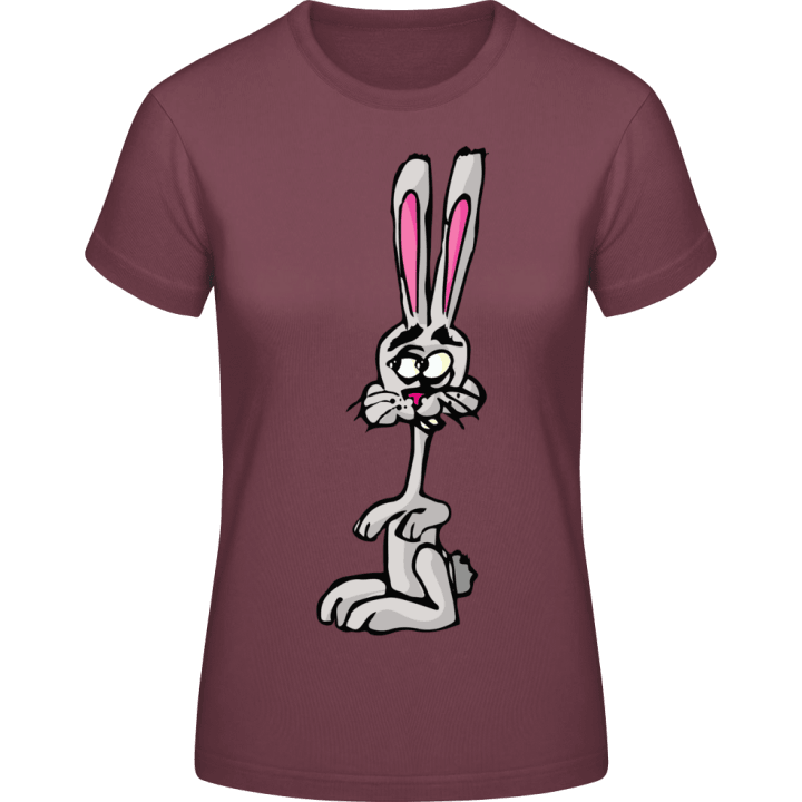 Grey Bunny Illustration Frauen T-Shirt 0 image