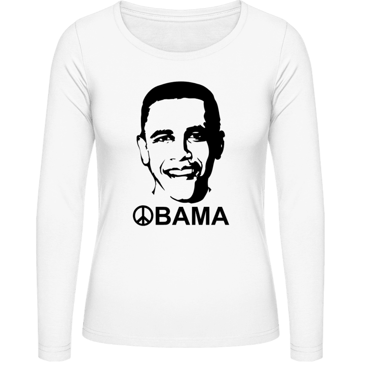 Obama Peace Langermet skjorte for kvinner contain pic