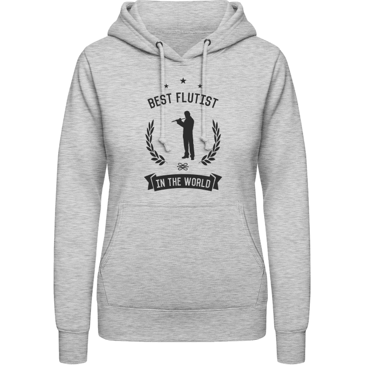 Best Flutist In The World Vrouwen Hoodie contain pic