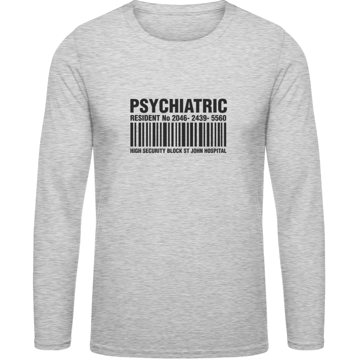 Psychiatric T-shirt à manches longues contain pic