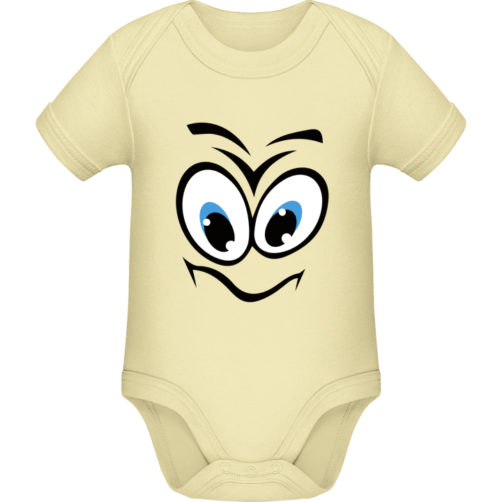 Smiley Character Baby romper kostym contain pic
