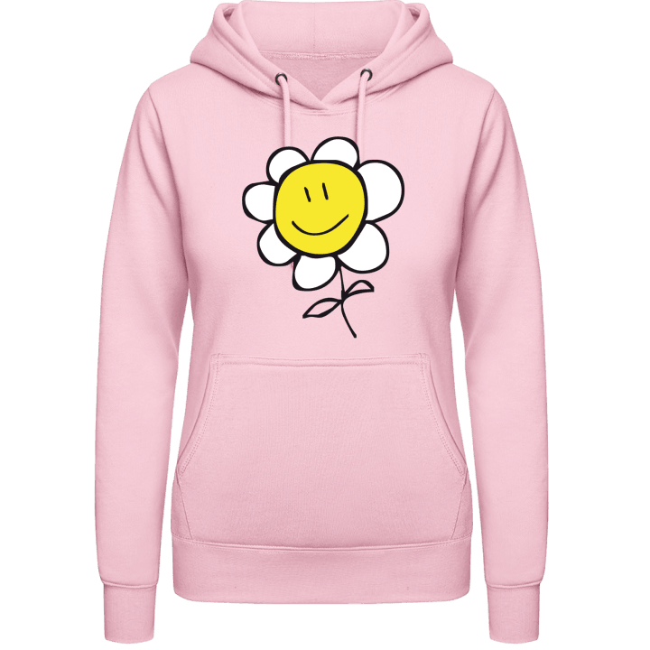 Smiley Flower Felpa con cappuccio da donna 0 image