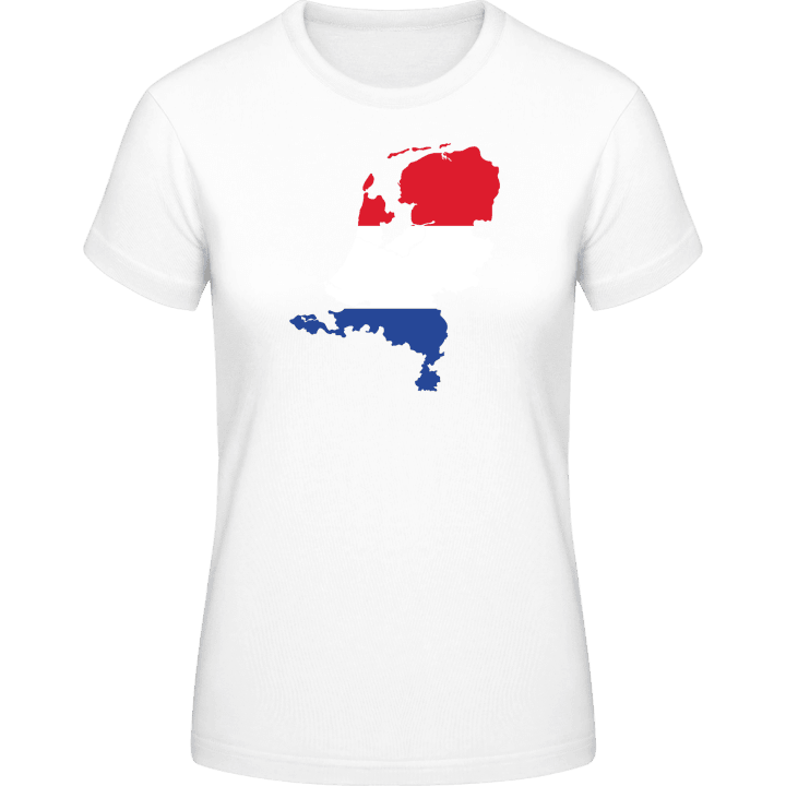Netherlands Map T-skjorte for kvinner contain pic