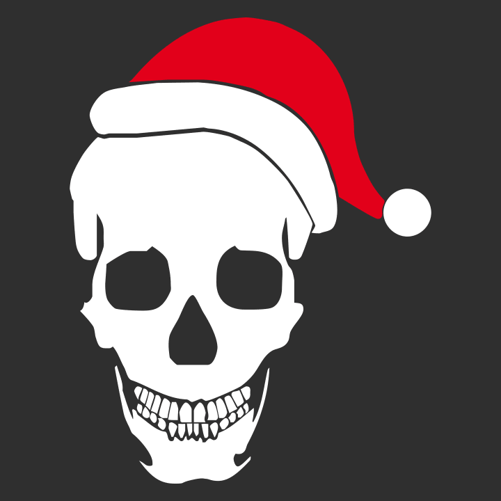 Santa Claus Skull Camisa de manga larga para mujer 0 image