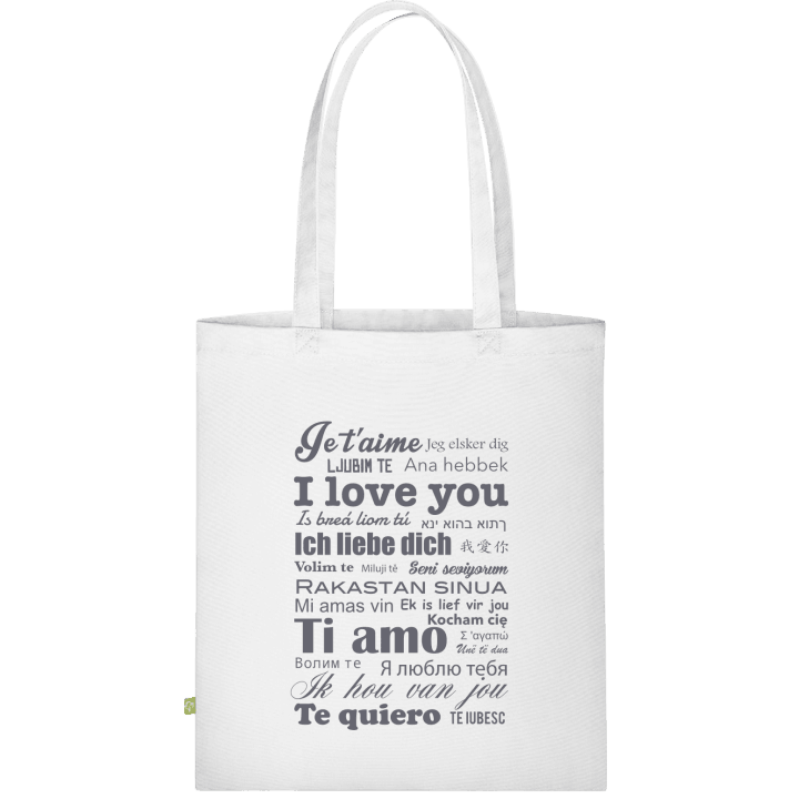 I Love You International Stofftasche 0 image