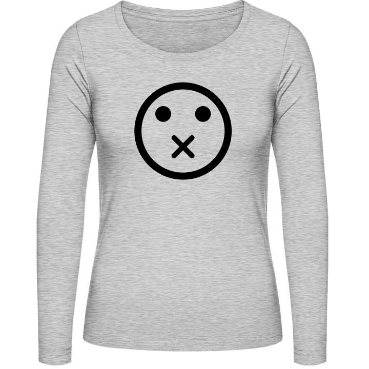 Silence Secret Smiley T-shirt à manches longues pour femmes 0 image