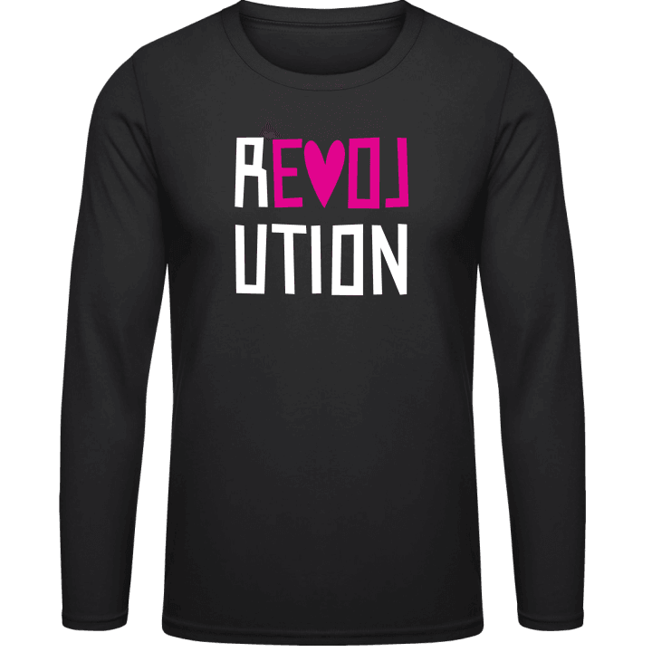 Love Revolution Shirt met lange mouwen contain pic