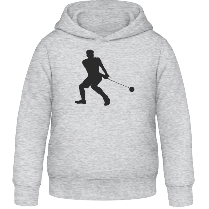 Hammer Throw Silhouette Kids Hoodie contain pic