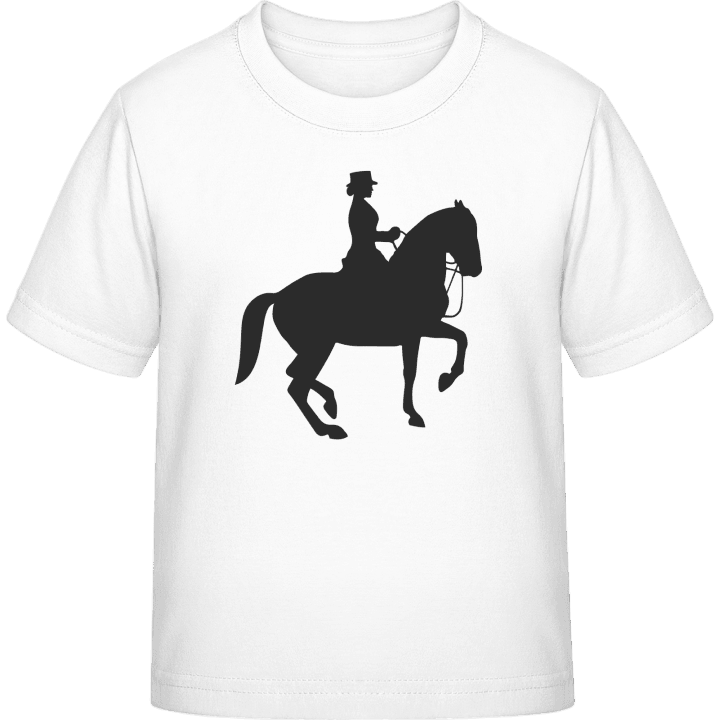 Dressage Silhouette Kids T-shirt contain pic