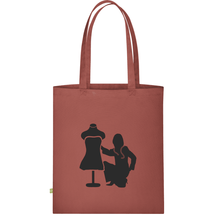 Dressmaker Silhouette Female Stofftasche contain pic