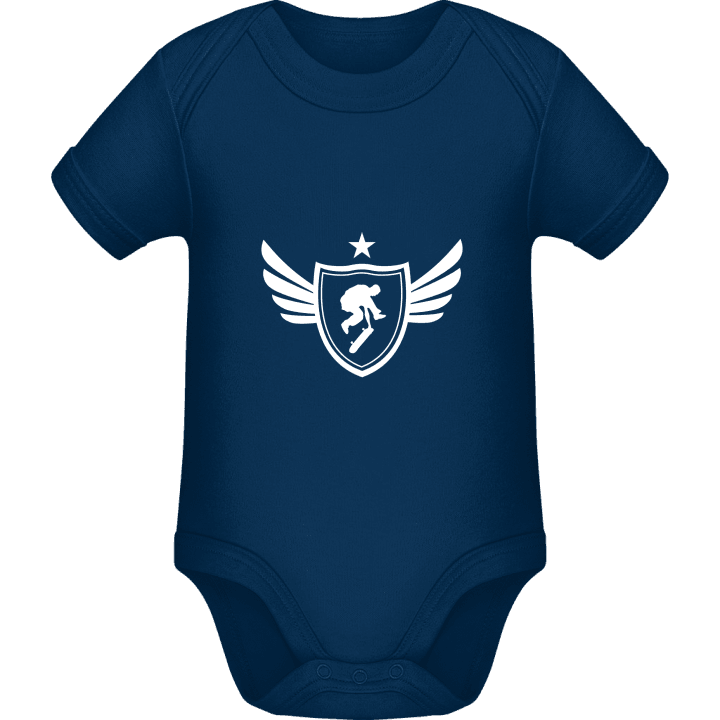 Skater Winged Baby Strampler contain pic