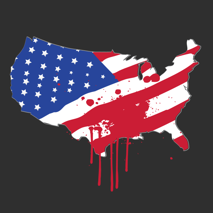 Bloody USA Map Women T-Shirt 0 image
