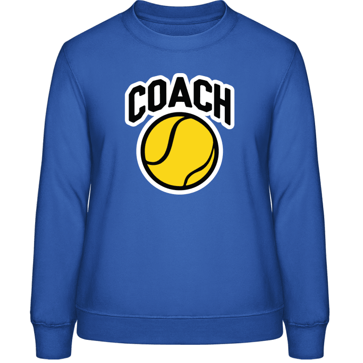 Tennis Coach Logo Felpa donna contain pic