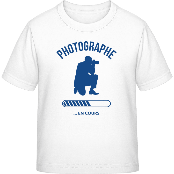 Photographe En cours T-skjorte for barn contain pic
