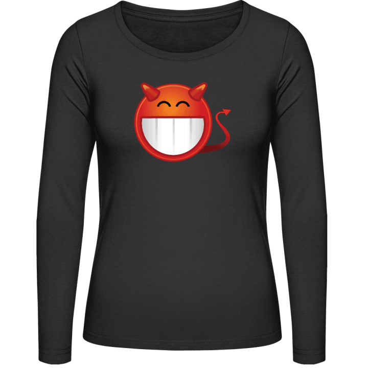Devil Smiley Women long Sleeve Shirt contain pic
