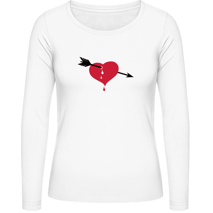 Heart and Arrow Langermet skjorte for kvinner contain pic