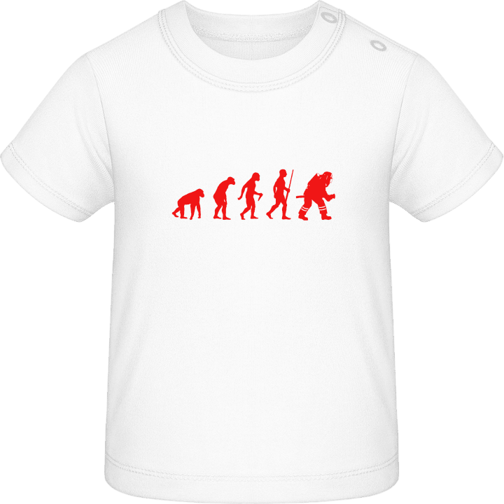 Firefighter Evolution T-shirt bébé contain pic